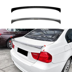 BMW 3시리즈 F30 세단 리어 스포일러 윙 4도어 F80 M3 15-18 PSM 트렁크 스플리터 카본 글로스 블랙 립 카본 파이버 룩 호환