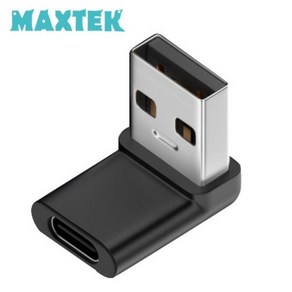 무배 MT485 USB3.1 to C타입 M/F 연장 젠더 상향 90도, 1개