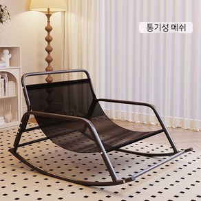 안락의자 흔들의자 1인용 리클라이너 싱글 안락 락킹체어 ROCKINGCHAIR, A. no매트리스 여름모델, 1개