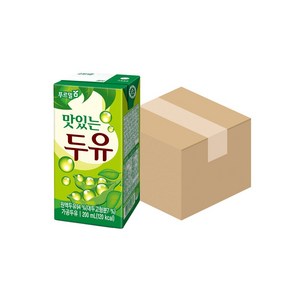 푸르밀 맛있는 두유 200mL 48개입(2box)/무료배송, 0.2l, 48개