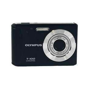 올림푸스 터프 T100 디지털카메라 12MP 배터리 충전기 없음, 1개