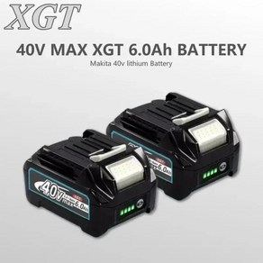 리튬 이온 배터리 40V MAX XGT 4.0Ah 6.0Ah 8.0Ah 10.0Ah BL4020 BL4025 BL4040 BL4050 BL4080, 없음, 2) 5.0ah battey