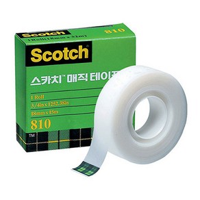 스카치 매직테이프 810 리필 18mm x 15m, 10개