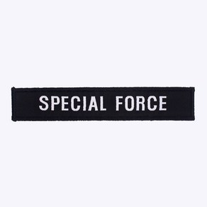 군화와고무신 SPECIAL FORCE 특전사 약장 검정 - 군인가방 패치 와펜