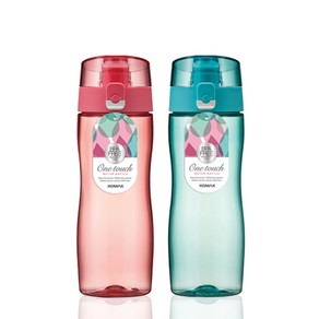 코멕스 원터치물병 (550ml), 핑크, 550ml, 1개