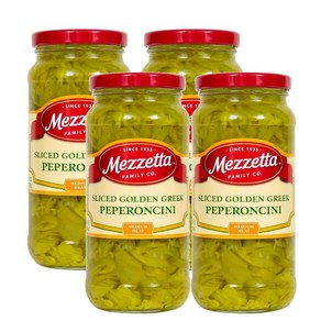 Mezzetta 골든그릭 페페론치니 473g x4팩, 4개