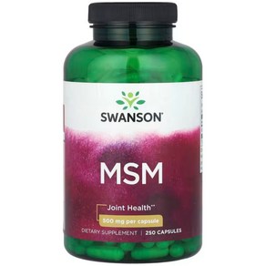 스완슨 MSM 500mg 250정, 1개