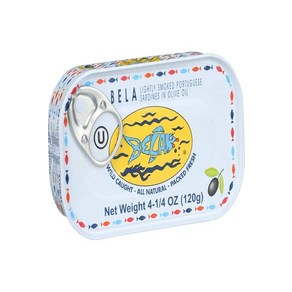 Bela-Olhao Sadines 올리브 오일 정어리 120.5g(4.2온스)