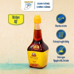 [Phu Quoc Thinh Phat/푸꾸옥 틴팟] 단백질 지수 40 바다 멸치에서 추출한 전통 생선 소스 200ml, 1개