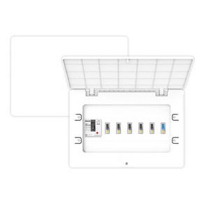 상도 주택용 화이트 분전함 커버 8회로 SO-58분전반 두꺼비집 카바, 1개