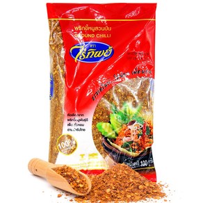 Raitip Gound Chilli fo Thai Cuisine 100 Gam by Raitip (100 라이팁 태국 요리용 갈은 칠리 100그램 by 라이팁(100G 1, 1개, 181.44g