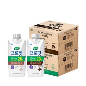 셀렉스 웨이프로틴 프로핏 아메리카노 12개 + 초콜릿 12개, 24개, 330ml, 24개