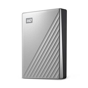 Westen Digital 웨스턴 디지털 WD 5TB My Passpot Ulta fo 실버 휴대용 외장 하드 드라이브 HDD USB-C 및 USB 3.1 - WDBPMV, Silve, 2TB_PC  HDD