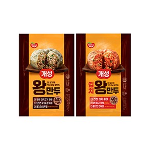 1+1 동원 개성 왕만두 2.1kg + 김치왕만두 2.1kg, 1세트