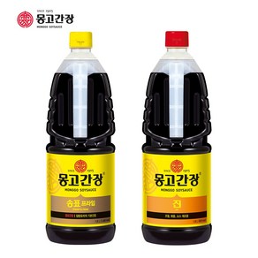 몽고 송표 프라임 간장 1.8L+진간장1.8L, 1개, 1.8L