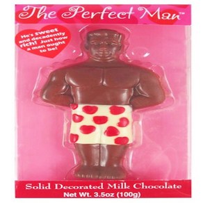 3.5 Ounces The Pefect Man 3.5 OZ Solid Milk Chocolate Man 3.5 온스 완벽한 남자 3.5 OZ 솔리드 밀크 초콜릿 맨, 1개, 99g