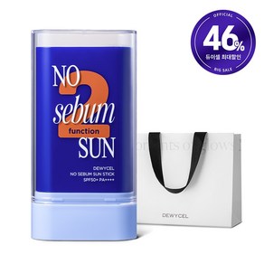 [100% 증정] 듀이셀 노세범 선스틱 SPF50+ PA++++(+쇼핑백 추가증정), 1개, 18g