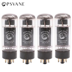 PSVANE UK-EL34 진공관 업그레이드 전자 빈티지 오디오 앰프 EL34 EL34C 6CA7 6P3P 6L6 HIFI DIY 매칭 테스트 완료, 03 1quad, 한개옵션1