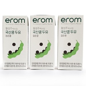 (유통기한임박24-12-04)이롬 황성주 검은콩두유 190ml