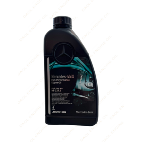 벤츠 순정엔진오일 AMG 229.5 0W40 AMG 가솔린 전용 독일산 QR코드정품인증제품 (1L), 1개, 벤츠 순정 엔진오일 AMG 0W40