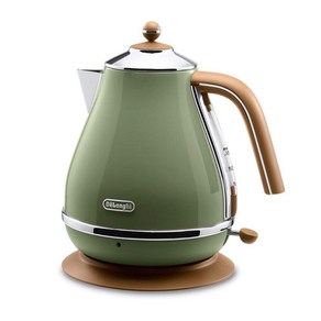 DeLonghi 드롱기(DeLonghi) 전기주전자 아이코나 빈티지 컬렉션 올리브그린 1.0L KBOV1200J-GR