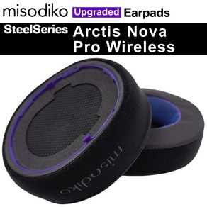 미소디코 스틸시리즈 Arctis Nova Pro Wireless 무선 교체용 헤드폰 쿠션 이어패드