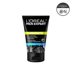 [로레알파리] [로레알 파리] 퓨어 앤 매트 오크 차콜 아이시 이펙트 폼 100ml