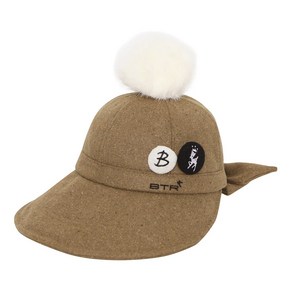 비티알 BTR 골프 여성 겨울 퍼 방울 캡모자 보밍(여) BQC8650W, BEIGE/00M, 1개