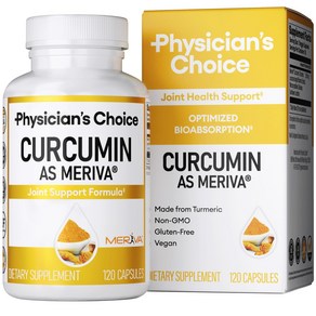 Physician's CHOICE Cucumin Meiva 500 - Clinicall Physician's CHOICE 커큐민 메리바 500 - 임상 연구 - 일반 강황 커큐, 1개, 120정