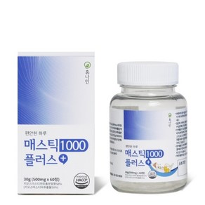 그리스 키오산 매스틱 휴나인 편안한 하루 매스틱1000플러스 500mg x 60정, 1개