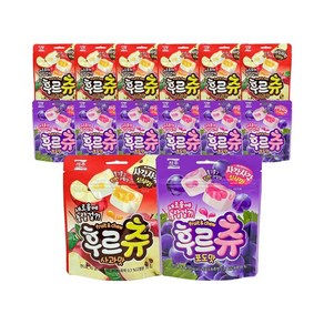 서주 후르츄 포도맛 40g 7개 + 사과맛 40g 7개 / 젤리 간식, 없음