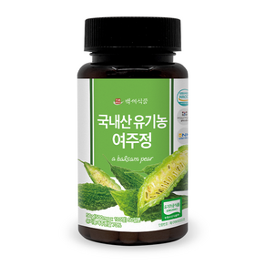 백세식품 유기농 여주정 국내산 500mg x 100정 50일분, 5개