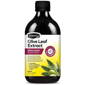 Comvita Oleuropein and Hydroxytyrosol Olive Leaf Extract Mixed Berry 500mL