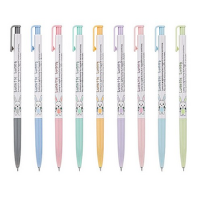 제노 캐릭터 볼펜 0.38mm, 블랙, 12개