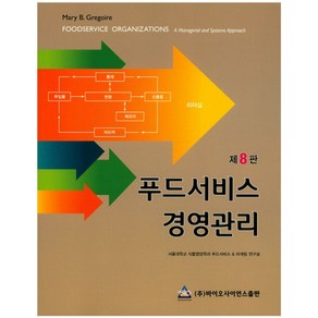 푸드서비스 경영관리, 바이오사이언스출판, 서울대학교 식품영양학과 푸드서비스,마케팅 연구실 공저