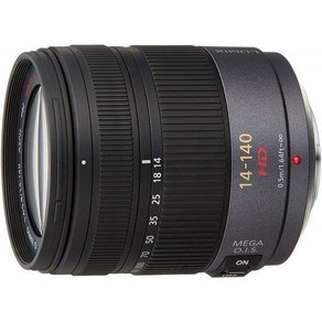 파나소닉 망원 줌 렌즈 마이크로포서즈용 루믹스 G VARIO HD 14 140mm F4.0 5.8 ASPH MEGA O.I.S. H VS014140, One Size, One Colo