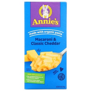 Annie's Macaoni & Cheese (Pack of 6)6 애니스 마카로니 앤 치즈(6팩)6, 294.83g, 1개