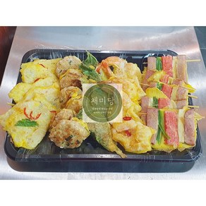 [당일생산] 채미당 수제전 명절모듬전세트 동태전 새우전 꼬지전 동그랑땡 깻잎전, 1세트, 1kg