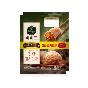 CJ 비비고 수제 진한김치만두, 400g, 2개