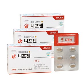 니프젠 스파이크 프리미엄 600mg, 30정, 3개