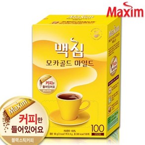 맥심 모카골드 커피만 100T, 12g, 100개입, 1개