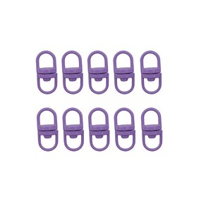 8자회전고리 연결고리, 퍼플 10개, 1세트