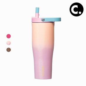 콕시클 대용량 빨대 텀블러 스트로우 보냉 진공 밀폐 go cup 30oz, 1세트, 890ml, love