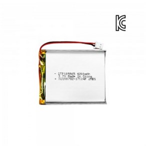 [리튬폴리머]DTP 105565 3.7V 4200mAh C5264 RB, 1개, 1개입