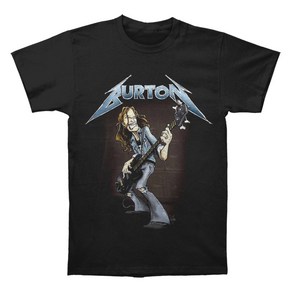 ROCKPANDA Metallica Cliff Burton Squindo Stack 반팔티