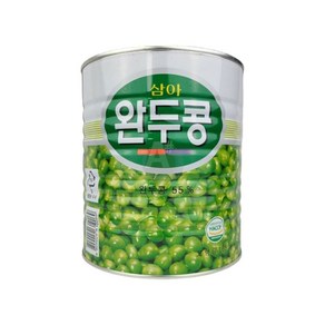 삼아씨에프 완두콩 3Kg 대용량 통조림콩 완두콩캔, 1