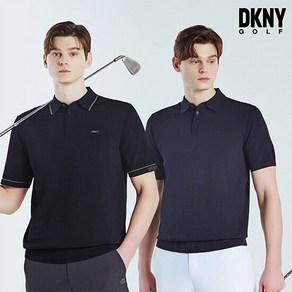 DKNY GOLF 남성 24SS 핫썸머 기능성 반팔니트 2종