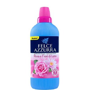 FELCE AZZURRA 펠체아주라 농축 소프너 로즈 & 로터스 플라워 600ml [유연제], 단일, 1개