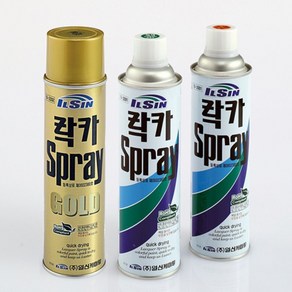 일신 락카 스프레이 페인트 420ml, 금색, 1개