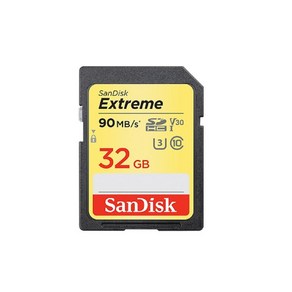 샌디스크 SDHC/SDXC Exteme SD메모리카드, 32GB, 1개